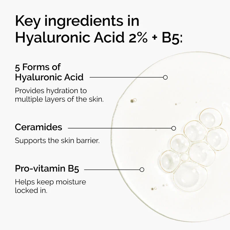 The Ordinary Hyaluronic Acid 2% + B5 | Ácido Hialurónico Hidratante