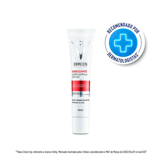 Ampolla capilar energizante Vichy Dercos Tratamiento anti-rotura Tratamiento capilar concentrado anti-rotura 40 ml