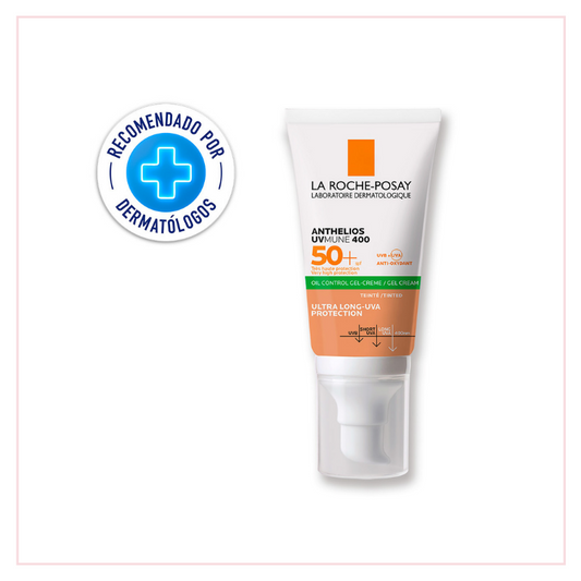 La Roche Posay Anthelios UVMUNE 400 Gel Oil Control SPF50+ con color