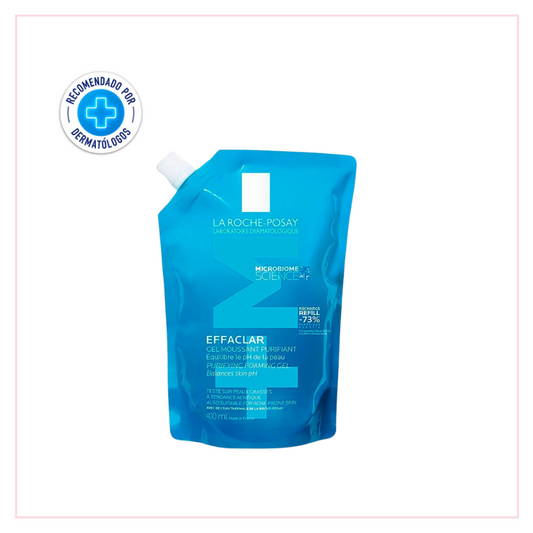 LA ROCHE POSAY EFFACLAR REFILL GEL MOUSSANT (400ML)