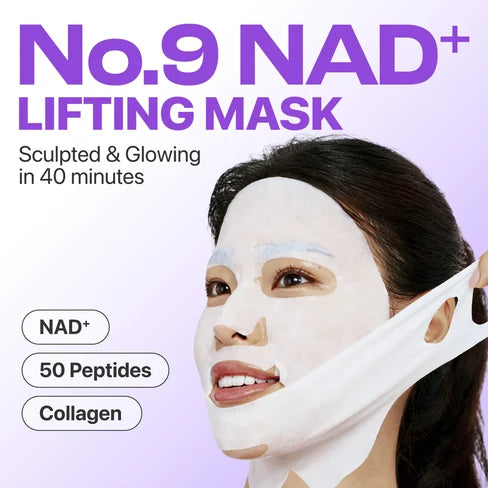 NAD Bio Lifting-sil para todo el rostro Mask - Numbuzin N.º 9 (una mascarilla)